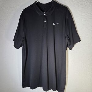 Nike • Black Dri-Fit Polo